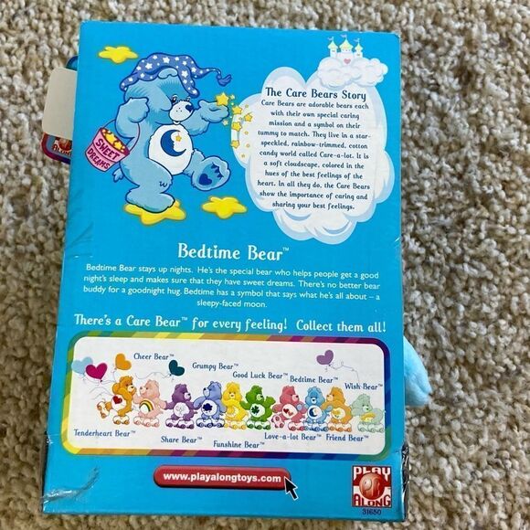 NWB Vtg 2002 Care Bears Bedtime Bear Stuffed Animal - Picture 5 of 5